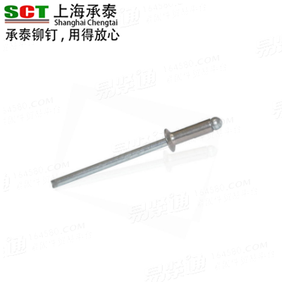 GB12617 - 1990 半鋼開口型沉頭抽芯鉚釘