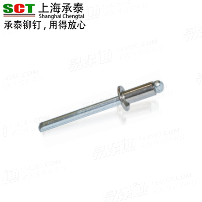 GB12618 - 1990 半鋼開口型扁圓頭抽芯鉚釘