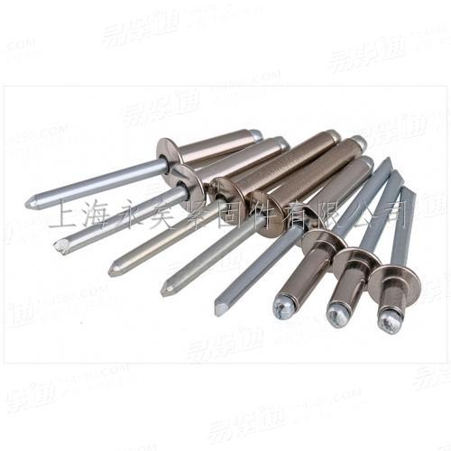 GB国标 12618 - 1990 【开口型扁圆头抽芯铆钉】