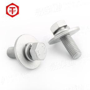 GB国标 9074.17 - 1988 【六角头螺栓、弹簧垫圈和平垫圈组合件】