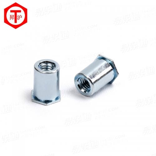 Self-Clinching压铆件 TSO TSOS TSOA TSO4 【薄材(＞0.025inch 或0.63mm)用六角头压铆通孔螺柱】
