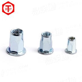 YJT企标 8002 【平圆头内外半六角铆螺母】