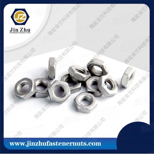 DIN德标 439 - 1987 【無倒角的六角薄螺母 產品等級：B級】