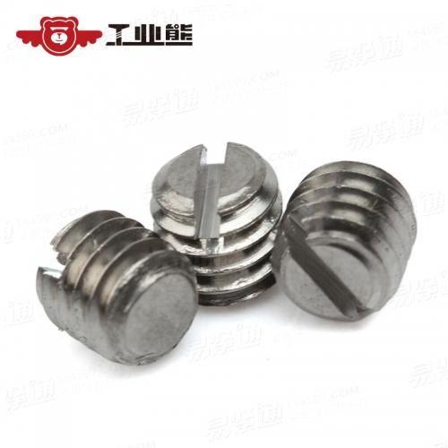 GB73-1985 06Cr19Ni10(304)洗光 开槽平端紧定螺钉 M4X4