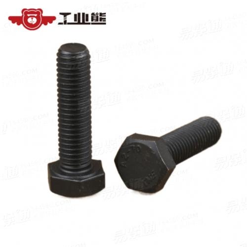 不锈钢304 镀黑色达克罗 720H 外六角 全牙螺栓DIN933 M10*25