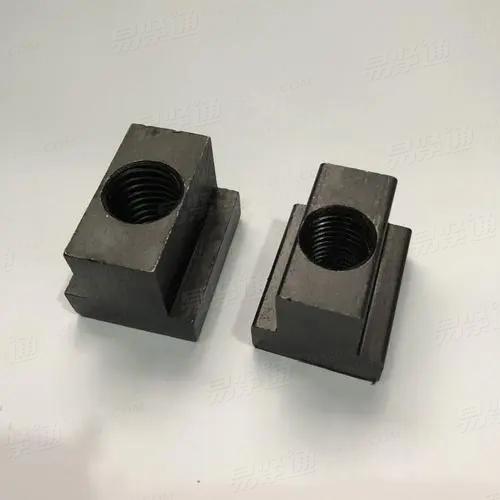 GB/T12868 - 1991 【T形槽用螺母】材料：碳钢、合金钢等；表面处理：本色、发黑、镀锌等