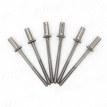 GB/T 12616.1 - 2004 【封閉型沉頭抽芯鉚釘級】材料：碳鋼+鋁合金等；表面處理：本色、發黑、鍍鋅、磷化等