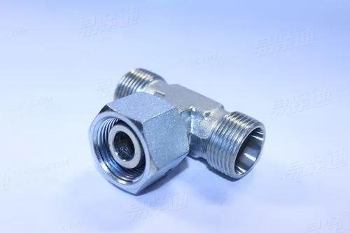 ISO8434-1 - 2018 【卡套式錐密封組合三通（T形）支路管接頭】材料：碳鋼、合金鋼、不鏽鋼、鋁合金等；表面處理：本色、鍍鋅、洗白等