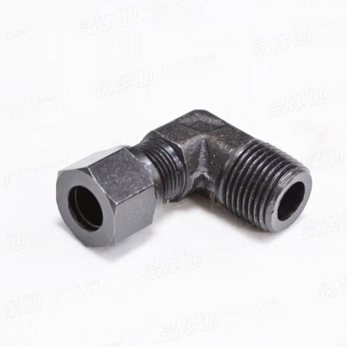 ISO8434-1 - 2018 【卡套式過闆彎通管接頭（彎頭）】材料：碳鋼、合金鋼、不鏽鋼、鋁合金等；表面處理：本色、鍍鋅、洗白等