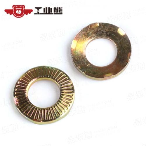 65Mn彈簧鋼材質 鍍彩鋅 NFE-K型 接地刺破墊圈 SN70093接地墊圈