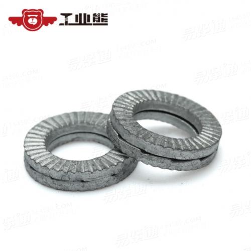碳钢 镀达克罗 双叠自锁垫圈 防松锁紧垫圈 DIN25201