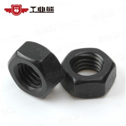 碳鋼10級 鍍黑色鋅鎳合金 六角螺母 DIN934 M8