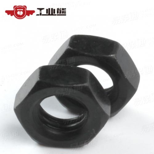 美制5級 黑鋅鎳合金240H 六角薄螺母ANSIB18.2.2
