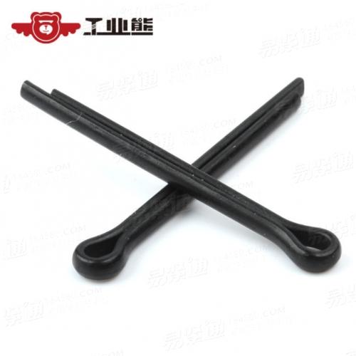 碳钢 镀黑锌镍合金500小时 开口销 发夹销 GB91 ∮3.2*32