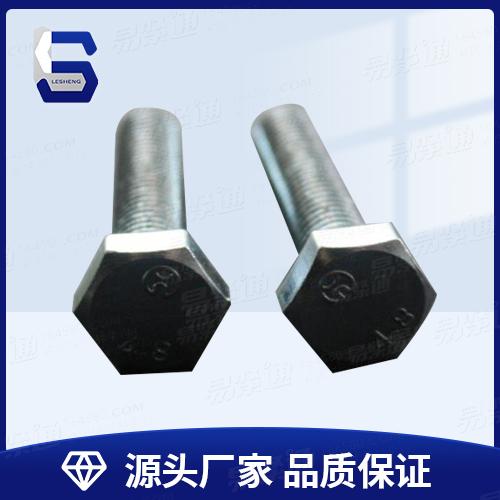 GB30現貨供應鍍藍白鋅4.8級外六角螺栓