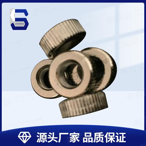 8級碳鋼鍍鎳滾花圓螺母GB807