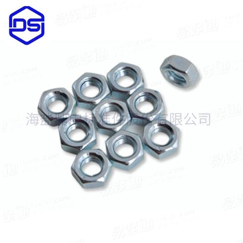 DIN439 - 1987 【無倒角的六角薄螺母 產品等級：B級】