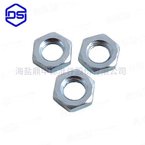 DIN德标 439 - 1987 【無倒角的六角薄螺母 產品等級：B級】