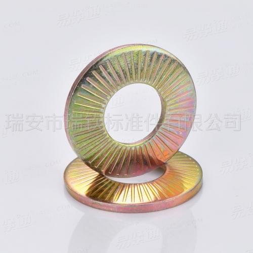 锁紧垫圈 NFE25-511单面印花垫圈 单面齿蝶形垫圈