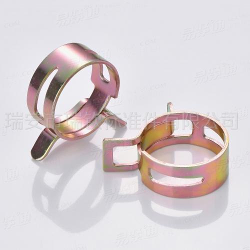 Q673B钢带型弹性卡箍 汽车油管弹性卡箍 环箍 环扣 弹簧环箍