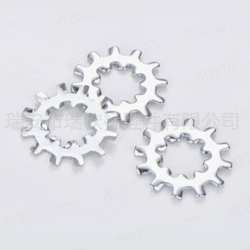 ASME18.21.1內(nèi)外齒鎖緊墊圈 彈簧鋼內(nèi)外鋸齒墊圈