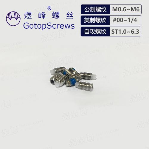 尼龙头紧定螺丝 - 内六角型