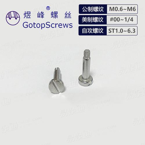 开槽盘头台阶螺钉 台阶螺丝