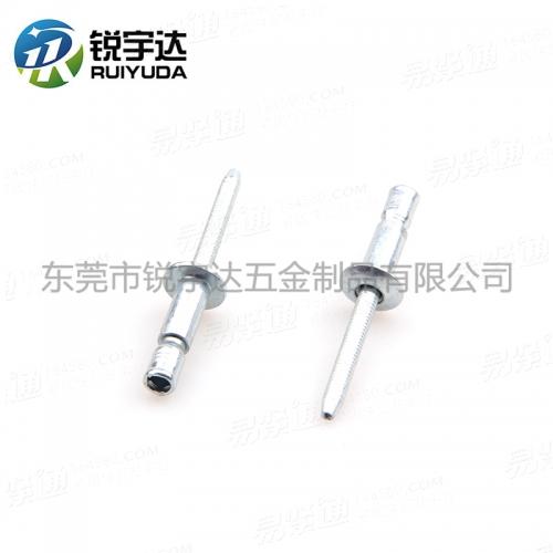 YJT8012沉頭口杯型拉絲鉚釘沉頭內(nèi)鎖口杯拉釘