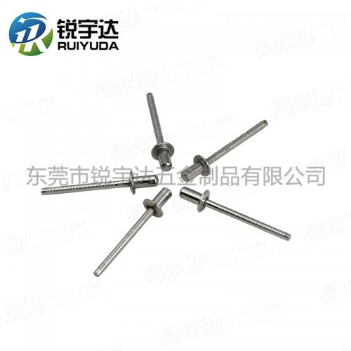 GB12615.4封闭圆头不锈钢拉钉 封闭型平圆头抽芯铆钉 51级 不锈钢制