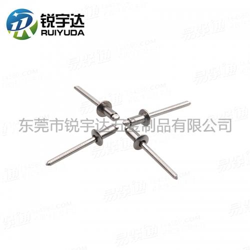 ISO15983全不锈钢开口型圆头抽芯铆钉 开口圆头全不锈钢拉钉