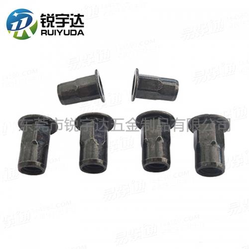 YJT8002平圆头内外半六角 平头半六角拉帽黑锌