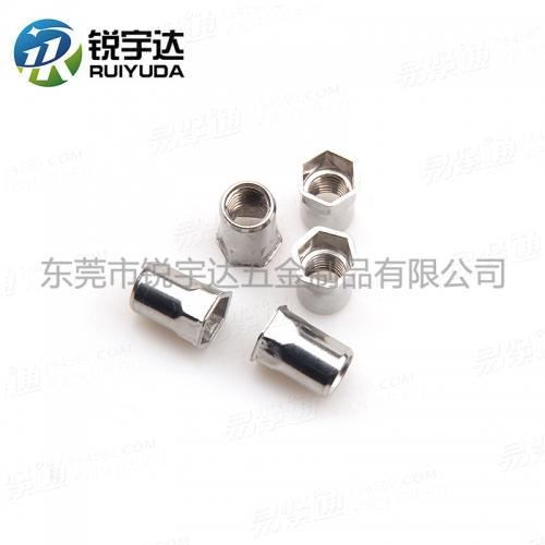 YJT3003 (舊YJT 1004) 120°小沉頭內(nèi)外半六角鉚螺母 小頭內(nèi)外半六角不銹鋼拉帽