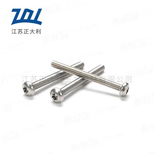 ISO国际 14583 - 2001 【梅花槽盘头螺钉】