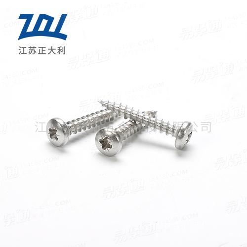 ANSI/ASME18.6.3十字槽盘头自攻钉 盘头米字纤维板钉