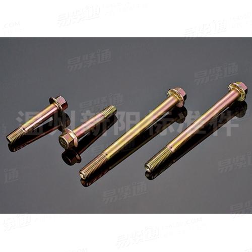 XY8.8 XY10.9QC180 彩鋅法蘭花齒螺栓