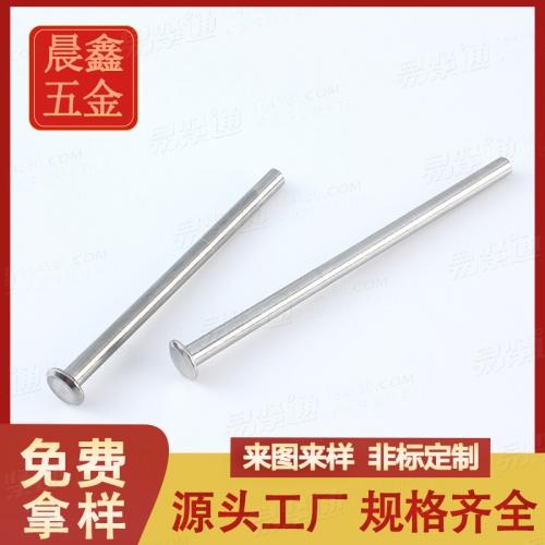 GB1013平錐頭半空心鉚釘 廠家直銷來圖定制