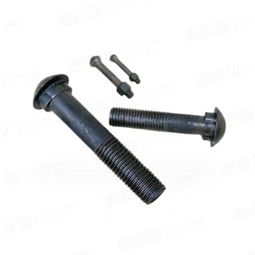 供應工礦鐵路用高強度魚尾螺栓 10.9級鋼軌接頭魚尾闆 M16*75