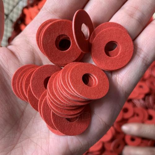 厚度2mm红钢纸垫压力表垫片绝缘垫片红介子3mm绝缘高压红钢纸垫片