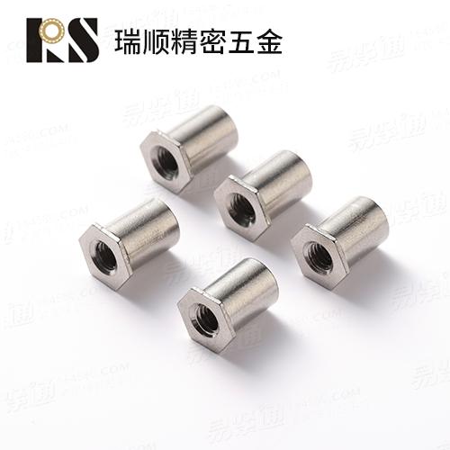冷镦304不锈钢通孔压铆螺母柱六角柱SOS-M4-8 10 -12 -14-20