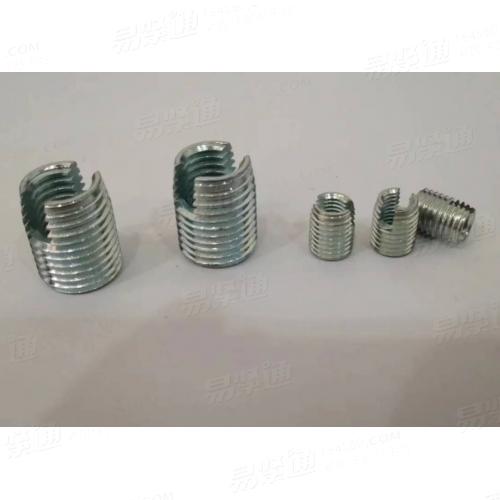 开槽型302型碳钢自攻螺套白锌