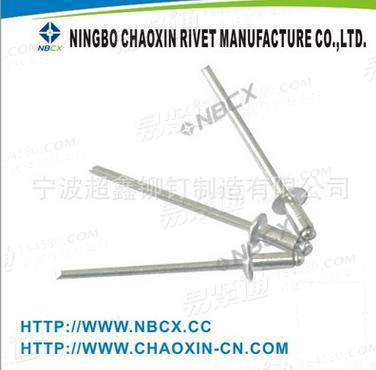 鋁制開口型平圓頭抽芯鉚釘 12級