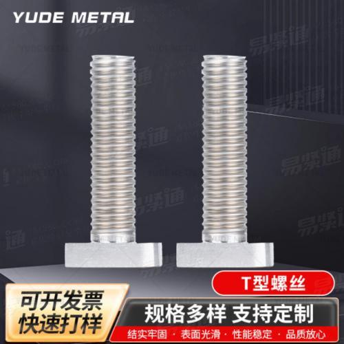 304不銹鋼T型螺栓四方頭t型螺絲長方形螺釘鋼結(jié)構(gòu)螺桿廠家批發(fā)
