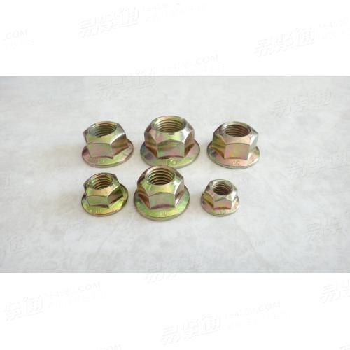 GB6187法兰压点锁紧螺母/全金属法兰面锁紧螺母/Q330 M10厂家直销 (GB /T 6187.1 - 2000)