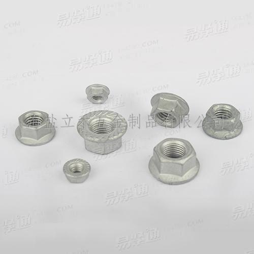 1/4带防滑齿英美制法兰螺母 (ASME B 18.16.4 - 2008)