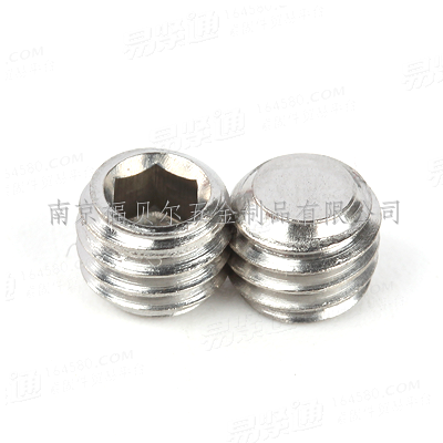 304不锈钢A2-12H内六角平端紧定螺钉DIN913