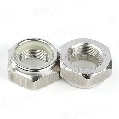 316不鏽鋼六角尼龍鎖緊螺母ISO10511
