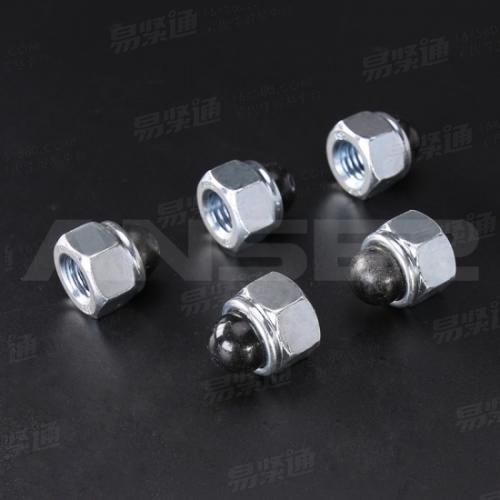 DIN986德标非金属嵌件六角盖形螺母厂家直销