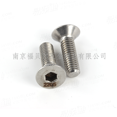 2205雙相不鏽鋼内六角沉頭螺釘DIN7991