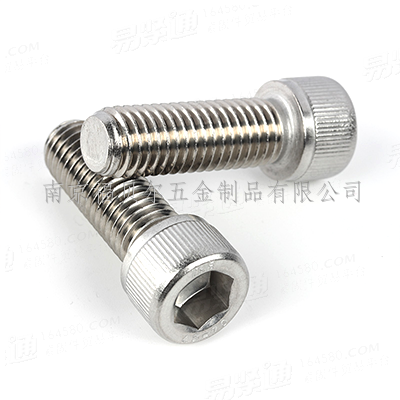 304不锈钢A2-70内六角圆柱头螺钉全牙滚花DIN912