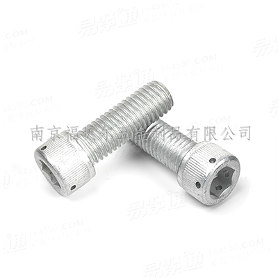 10.9級鍍達克羅500H定制内六角圓柱頭頭部打孔螺栓定制D1664